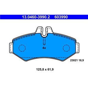 13.0460-3990.2 Jarrupalasarja, levyjarru ATE - Top1autovaruosad