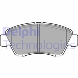 LP809 Brake Pad Set, disc brake DELPHI - Top1autovaruosad