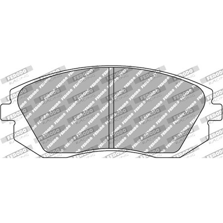 FDS1639 Bromsbeläggssats, skivbroms FERODO RACING