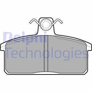 LP1201 Комплект тормозных колодок, дисковый тормоз DELPHI - Top1autovaruosad