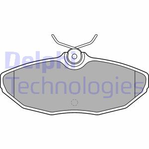 LP1505 Комплект тормозных колодок, дисковый тормоз DELPHI     