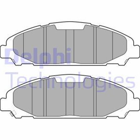 LP3255 Комплект тормозных колодок, дисковый тормоз DELPHI     