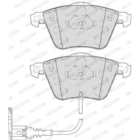 FDB4223 Brake Pad Set, disc brake FERODO