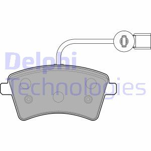 LP2504 Комплект тормозных колодок, дисковый тормоз DELPHI - Top1autovaruosad