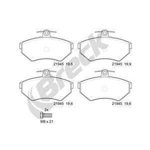 21945 10 701 00 Комплект тормозных колодок, дисковый тормоз BRECK - Top1autovaruosad