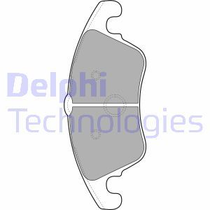 LP2099 Комплект тормозных колодок, дисковый тормоз DELPHI     