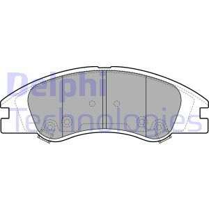 LP1932 Комплект тормозных колодок, дисковый тормоз DELPHI - Top1autovaruosad