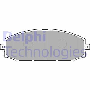 LP1305 Комплект тормозных колодок, дисковый тормоз DELPHI - Top1autovaruosad