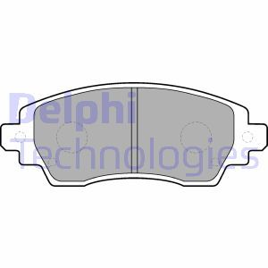 LP1560 Комплект тормозных колодок, дисковый тормоз DELPHI - Top1autovaruosad