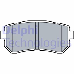 LP3521 Комплект тормозных колодок, дисковый тормоз DELPHI     