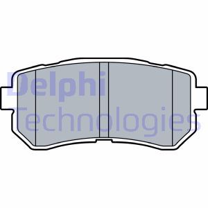 LP3521 DELPHI Piduriklotside komplekt, ketaspidur     