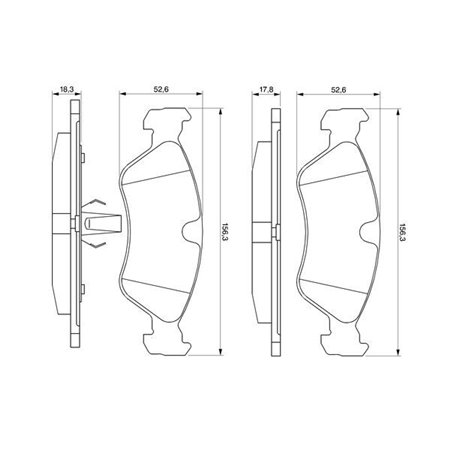 0 986 491 900 Brake Pad Set, disc brake BOSCH