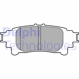 LP3155 Комплект тормозных колодок, дисковый тормоз DELPHI - Top1autovaruosad