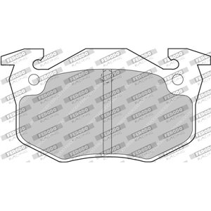 FCP558H Brake Pad Set, disc brake FERODO RACING - Top1autovaruosad