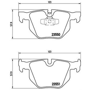 P 06 039X Jarrupalasarja, levyjarru BREMBO - Top1autovaruosad