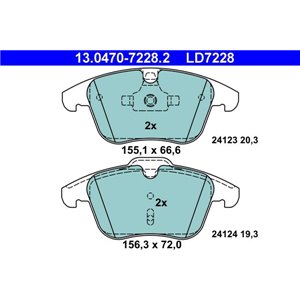 13.0470-7228.2  Brake pads set ATE 