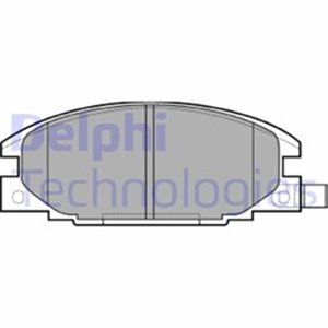 LP629 Комплект тормозных колодок, дисковый тормоз DELPHI - Top1autovaruosad