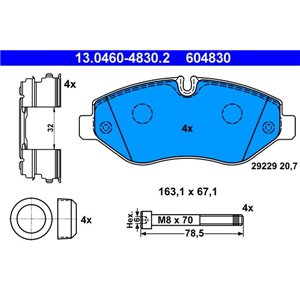 13.0460-4830.2  Brake pads set ATE 