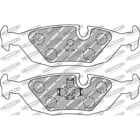FCP296H  Tuning Brake pads without road approval FERODO 