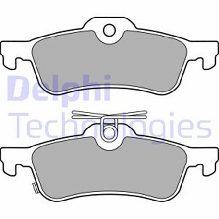 LP3147 Brake Pad Set, disc brake DELPHI
