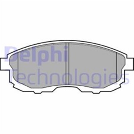 LP812 Комплект тормозных колодок, дисковый тормоз DELPHI