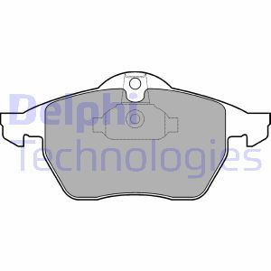 LP1600 Brake Pad Set, disc brake DELPHI - Top1autovaruosad