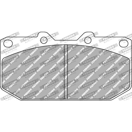 FCP986H Brake Pad Set, disc brake FERODO RACING