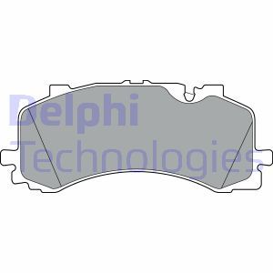 LP3307 Комплект тормозных колодок, дисковый тормоз DELPHI     