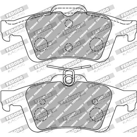 FCP1931H Комплект тормозных колодок, дисковый тормоз FERODO RACING