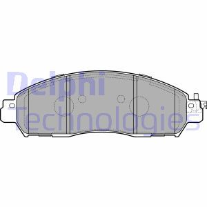LP3291 Комплект тормозных колодок, дисковый тормоз DELPHI - Top1autovaruosad