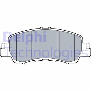 LP3571 Комплект тормозных колодок, дисковый тормоз DELPHI - Top1autovaruosad