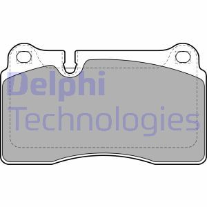 LP2012 Brake Pad Set, disc brake DELPHI - Top1autovaruosad