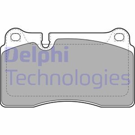 LP2012  Brake pads set DELPHI 