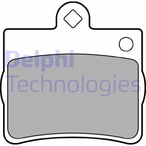 LP1402 Комплект тормозных колодок, дисковый тормоз DELPHI - Top1autovaruosad