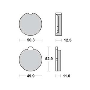 MCB70 Комплект тормозных колодок  дисковы - Top1autovaruosad