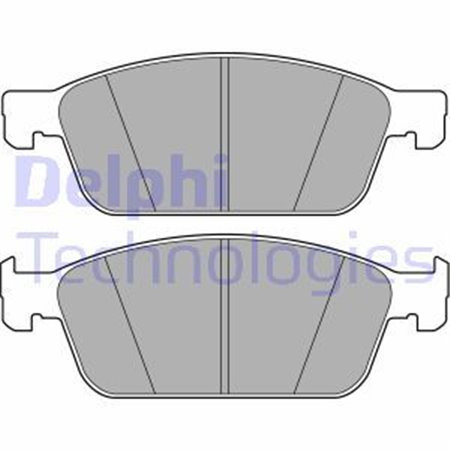 LP3666 Brake Pad Set, disc brake DELPHI