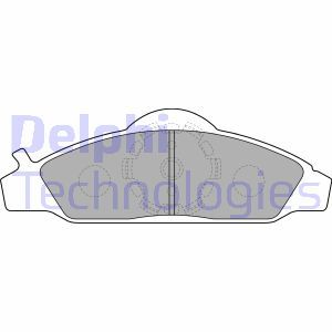 LP1145 Brake Pad Set, disc brake DELPHI - Top1autovaruosad