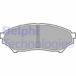 LP1448 Комплект тормозных колодок, дисковый тормоз DELPHI     