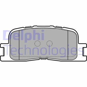 LP2703 Комплект тормозных колодок, дисковый тормоз DELPHI - Top1autovaruosad