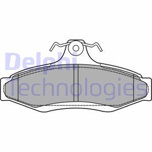 LP1424 Комплект тормозных колодок, дисковый тормоз DELPHI - Top1autovaruosad