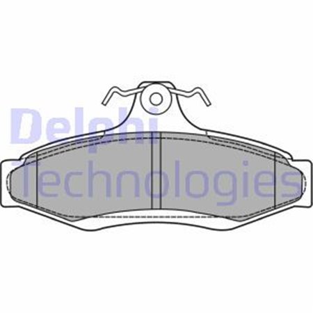 LP1424 Brake Pad Set, disc brake DELPHI