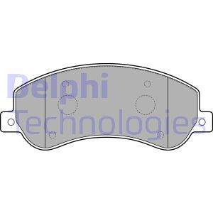 LP2257 Комплект тормозных колодок, дисковый тормоз DELPHI     