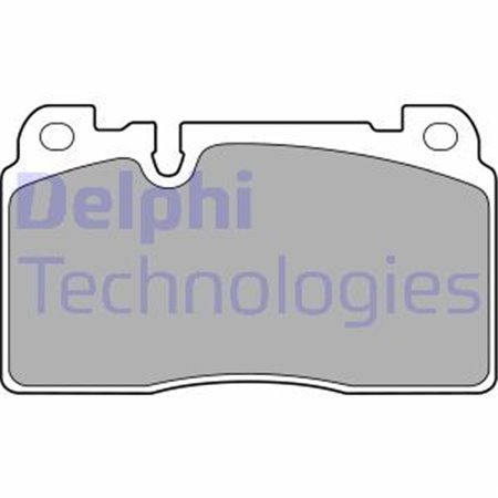 LP2491 Комплект тормозных колодок, дисковый тормоз DELPHI     