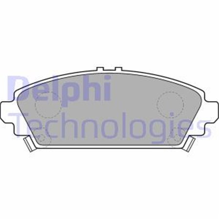 LP1526 Комплект тормозных колодок, дисковый тормоз DELPHI     