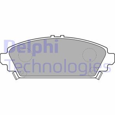 LP1526 Комплект тормозных колодок, дисковый тормоз DELPHI