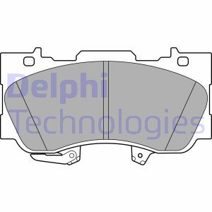 LP3592 Brake Pad Set, disc brake DELPHI - Top1autovaruosad