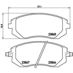 P 78 013X BREMBO Piduriklotsid   tuuning     