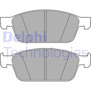 LP3672 Комплект тормозных колодок, дисковый тормоз DELPHI - Top1autovaruosad