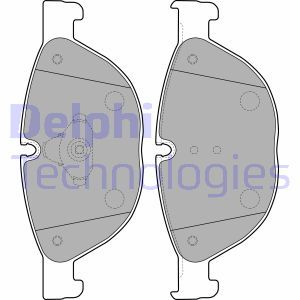 LP2189 Комплект тормозных колодок, дисковый тормоз DELPHI     