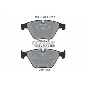 2331207 Комплект тормозных колодок, дисковый тормоз TEXTAR - Top1autovaruosad